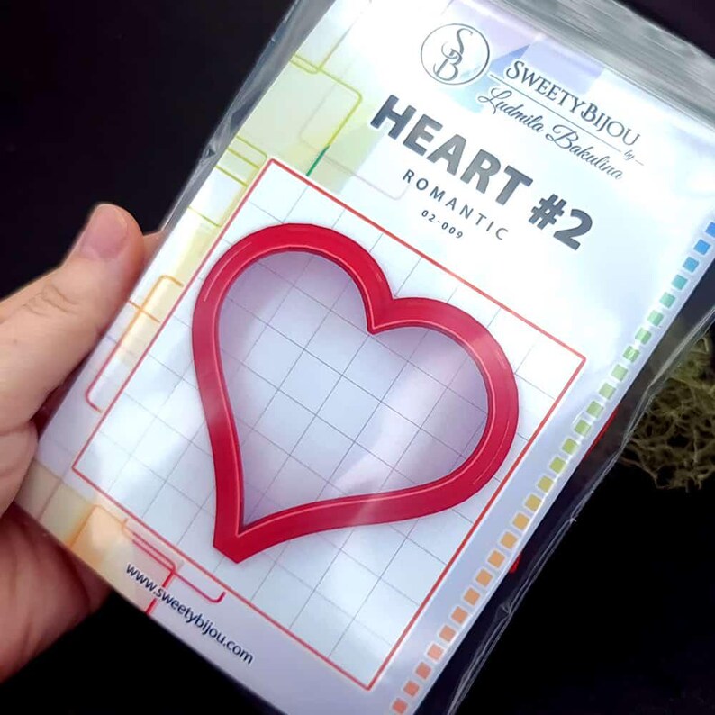 Harmony in Hearts Clay Cutter Plastic Cutters SweetyBijou Tools