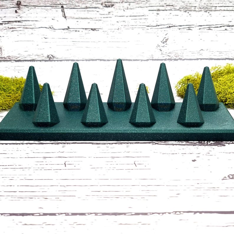 9 Fingers - Tilt Display for Rings - Alpine Green Display for Rings SweetyBijou Tools