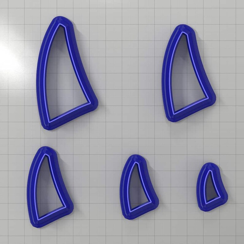 Drops Clay Cutters #23 Right Plastic Cutters SweetyBijou Tools