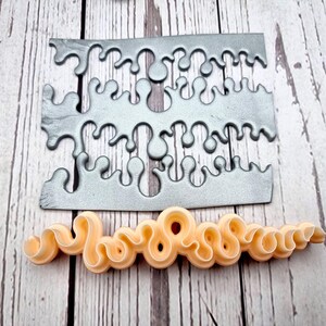 Magic Mushrooms #4 Clay Blade - 12 cm Patterned Edge for Polymer and Metal Clay image 2