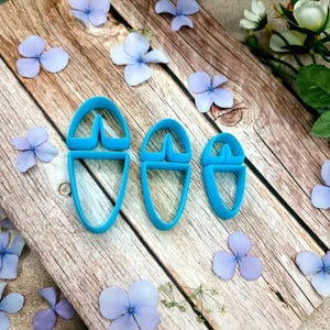 U-Shape Polymer Clay Cutter #2 - Two-Piece Design, Single Size or Set image 1