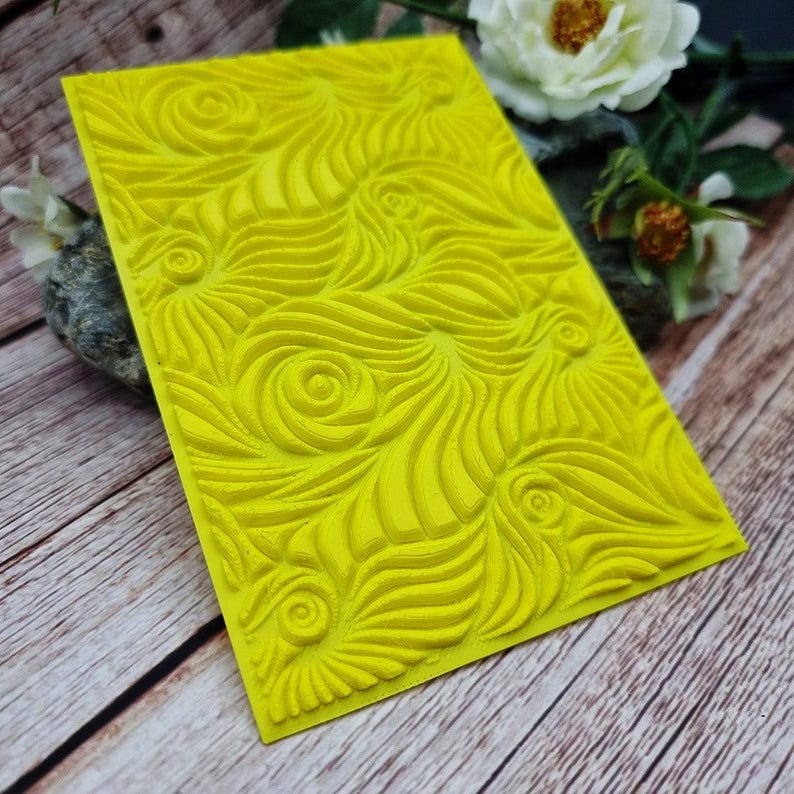 SweetyBijou Swirls Cloisonne - Plastic Texture