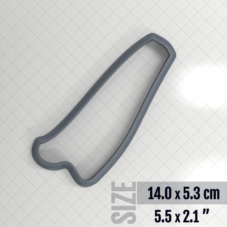 Bracelet #13 Right - Clay Cutter Plastic Cutters SweetyBijou Tools 14.0 x 5.3 cm