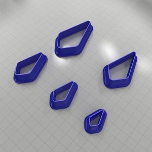 Drops Clay Cutters #5 Plastic Cutters SweetyBijou Tools