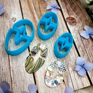 U-Shape Polymer Clay Cutter #3 - Two-Piece Design, Single Size or Set image 4