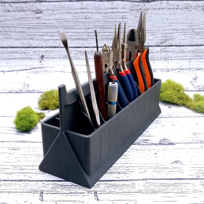 Ultimate Pliers Holder - Slate Gray Tools Organizer SweetyBijou Tools