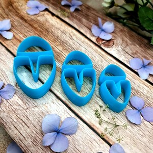 U-Shape Polymer Clay Cutter #4 - Two-Piece Design, Single Size or Set image 3