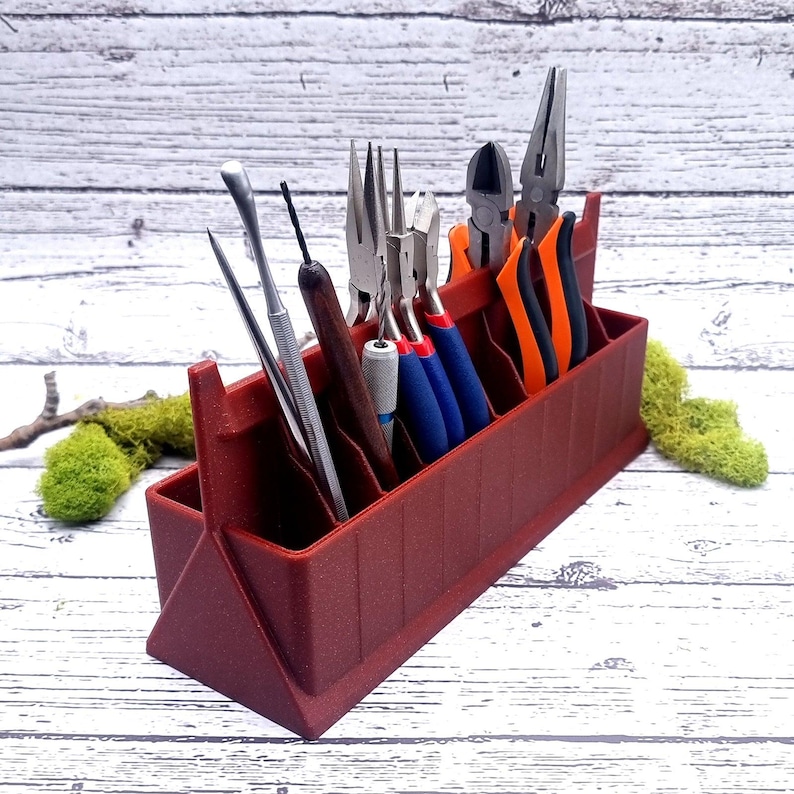 Ultimate Pliers Holder - Crimson Red Tools Organizer SweetyBijou Tools