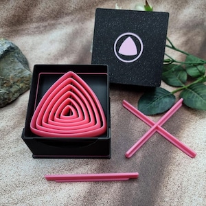 SweetyBijou 6 Smooth Triangle Cutters in Set - Perfectly Aligned Imprint Cutters #22