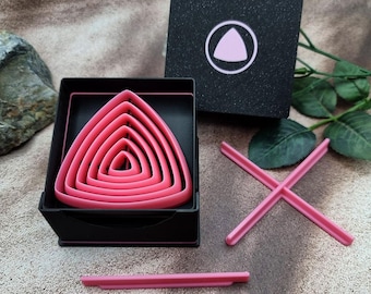 SweetyBijou 6 Smooth Triangle Cutters in Set - Perfectly Aligned Imprint Cutters #22