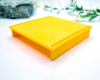 SweetyBijou Stackable Flat Textured Baking Base - Squared Base for Polymer Clay, 10 cm
