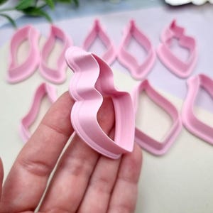 10pcs Earrings Cutters Set #7, Polymer Clay Cutters, Clay Cutters for Polymer Clay Jewelry Plastic Cutters SweetyBijou Tools