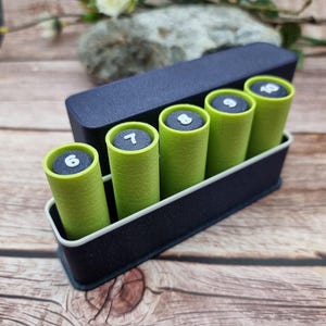 Polymer Clay Ring Mandrels - 5-Piece Baking Form Set, US Sizes 6-10 image 2