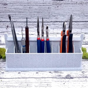 Ultimate Pliers Holder - White Marble Tools Organizer SweetyBijou Tools