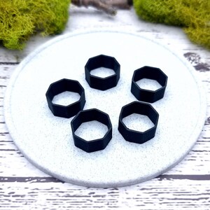 8-Sided Ring Blanks - Medium (10mm) Bakeable Blanks SweetyBijou Tools