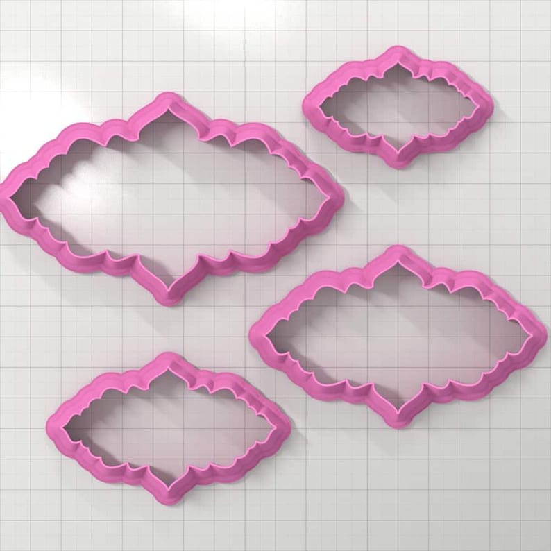Wavy Elegance Clay Cutters Plastic Cutters SweetyBijou Tools
