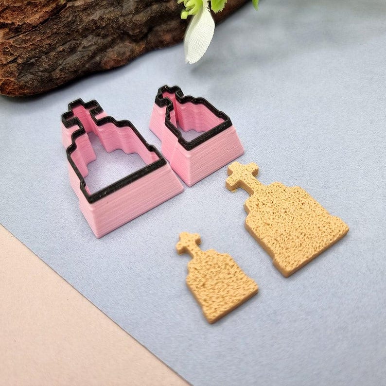 SweetyBijou Grave Tombstone | Halloween Clay Cutter