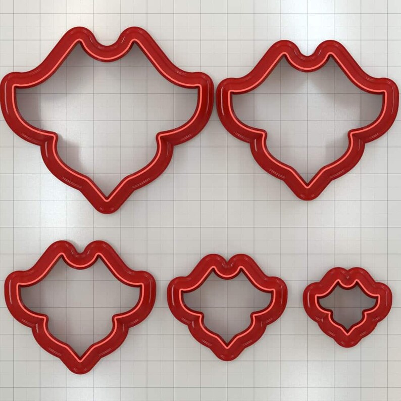 Unique Heart-Shaped Clay Cutter Plastic Cutters SweetyBijou Tools