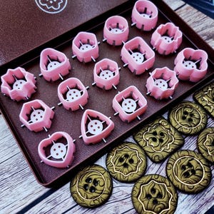 Polymer Clay Button Imprint Set - 15 Designs, Requires Buttons Toolkit Set 1 image 4