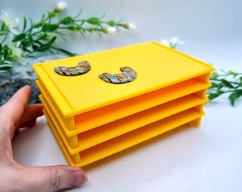SweetyBijou Long Flat Textured Baking Base - Stackable Oven Base for Polymer Clay