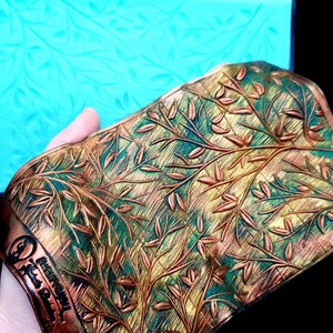 SweetyBijou Silicone Texture - Spring Leafs - 160x100mm