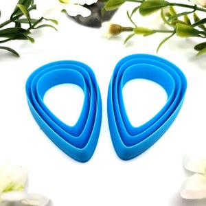SweetyBijou Cabochons Earrings Cutters #8 - Set of 6 cutters