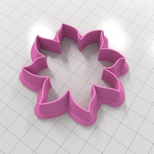 Fire Flower Clay Cutter Plastic Cutters SweetyBijou Tools
