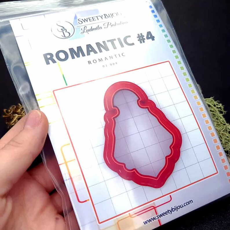 Silhouette of Sentiment - Polymer Clay Cutter Plastic Cutters SweetyBijou Tools