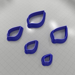 Drops Clay Cutters #18 Plastic Cutters SweetyBijou Tools
