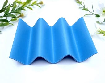 Sharp Waves Domed Baking Base for Polymer Clay - Reusable Shaping Form