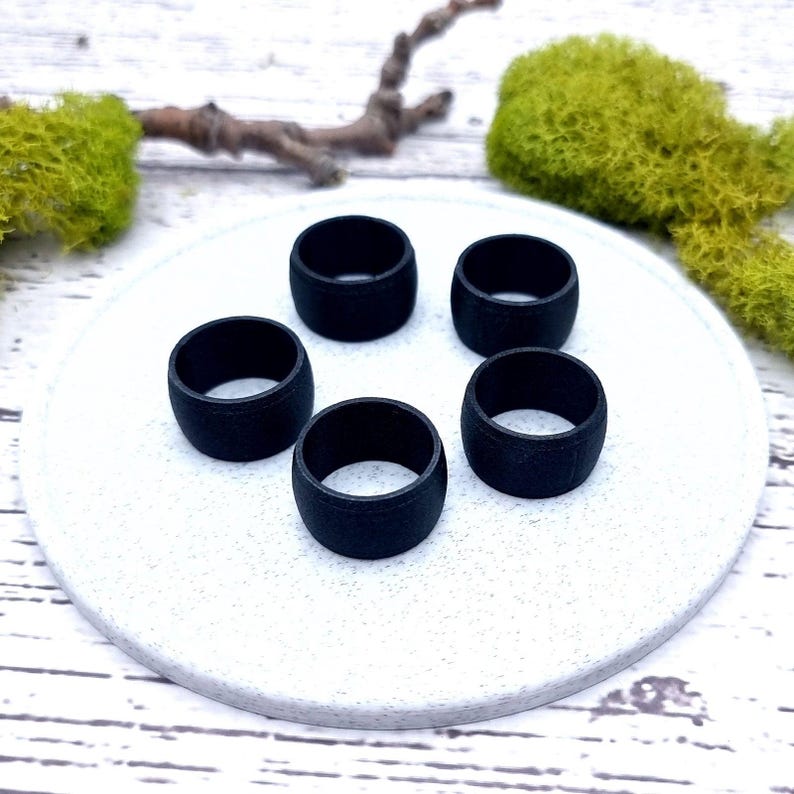 Light Convex Ring Blanks - Wide (12.5mm) Bakeable Blanks SweetyBijou Tools