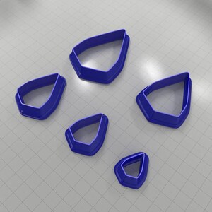 Drops Clay Cutters #3 Plastic Cutters SweetyBijou Tools
