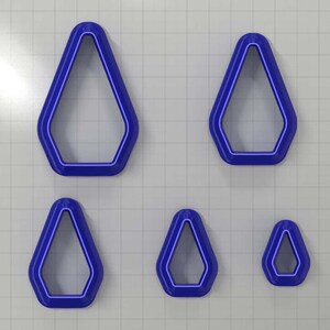 Drops Clay Cutters #11 Plastic Cutters SweetyBijou Tools