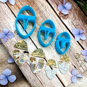 U-Shape Polymer Clay Cutter #4 - Two-Piece Design, Single Size or Set image 4