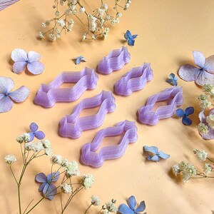 Diamond Lozenge Pendant Bail Clay Cutter Set #7 - 6 Sizes, 2.5-5 cm image 9