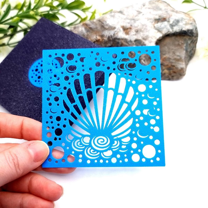 SweetyBijou Mystic Island Stencil #6