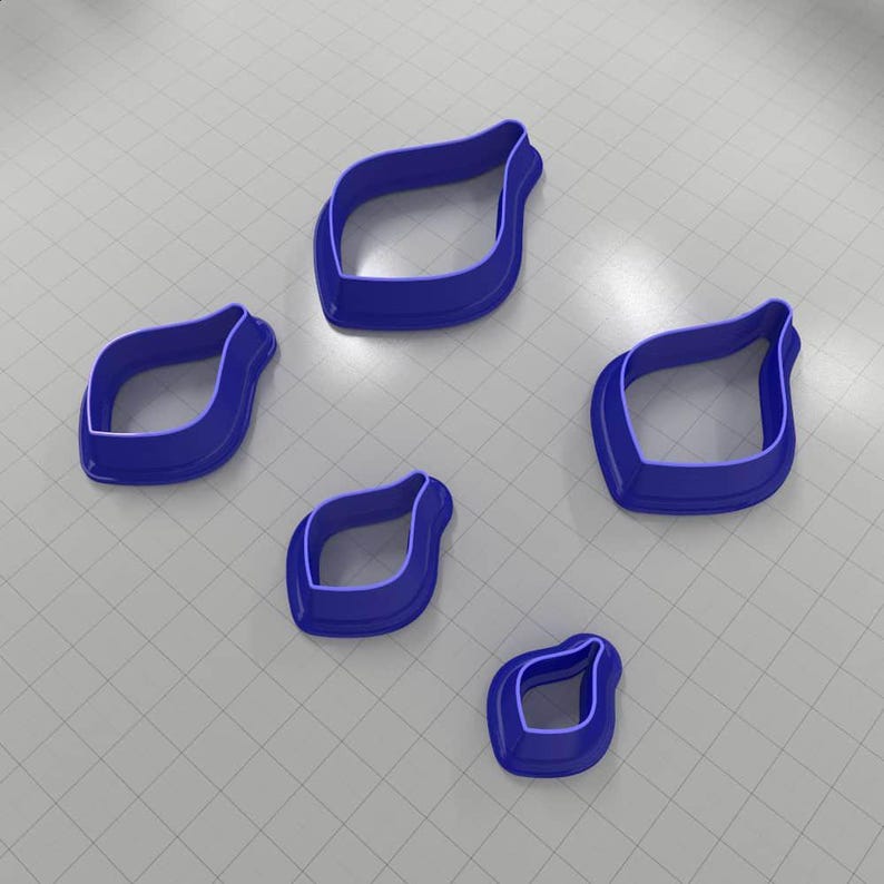 Drops Clay Cutters #39 Plastic Cutters SweetyBijou Tools