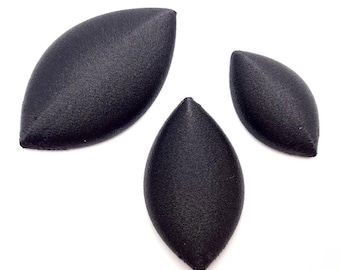 SweetyBijou Set of Stones #2 - Baking Blanks for Polymer Clay, Oven-Safe Stone Bases in 3 Sizes
