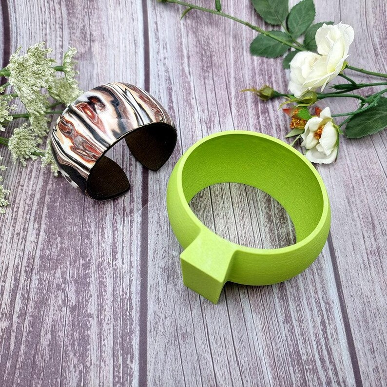 SweetyBijou Curved Bracelet Cuff Maker - Baking Base