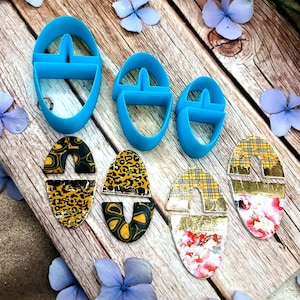 U-Shape Polymer Clay Cutter #5 - Two-Piece Design, Single Size or Set image 1