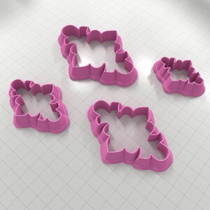 Scalloped Polymer Clay Cutters Plastic Cutters SweetyBijou Tools