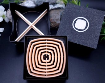 Smooth Square Nesting Polymer Clay Cutter Set #21 - Optional Holders
