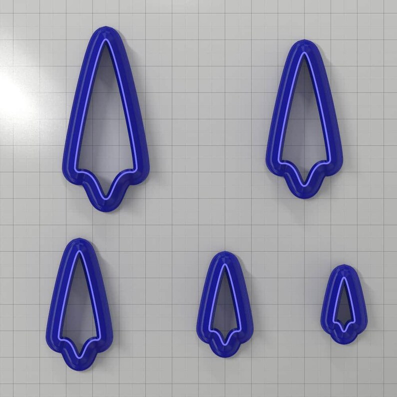 Drops Clay Cutters #21 Plastic Cutters SweetyBijou Tools