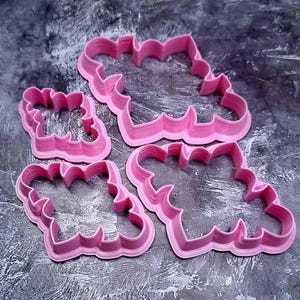 Scalloped Polymer Clay Cutters Plastic Cutters SweetyBijou Tools