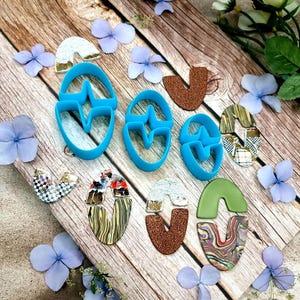 U-Shape Polymer Clay Cutter #3 - Two-Piece Design, Single Size or Set image 1