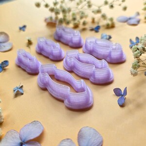 Oval Drop Pendant Bail Clay Cutter Set #9 - 6 Sizes, 2.5-5 cm image 3