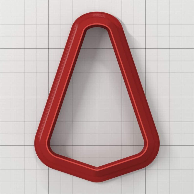 Sleek Triangle Clay Cutter Plastic Cutters SweetyBijou Tools