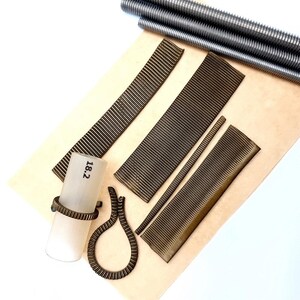 SweetyBijou Set of 3 textured metal rod tool for polymer clay