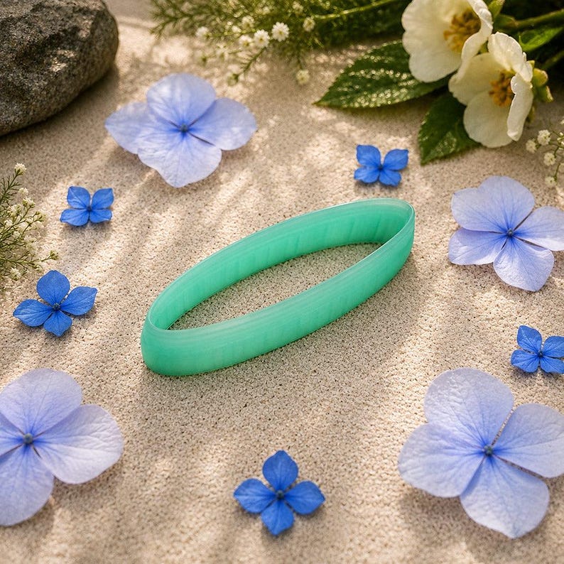 Long Oval Polymer Clay Earring Cutter #15 - 6 cm image 2