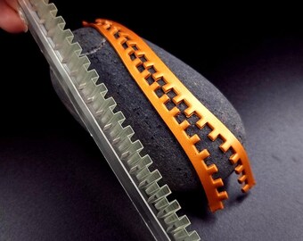 Large Castle Wall #1 Clay Blade - 12 cm Patterned Edge for Polymer and Metal Clay